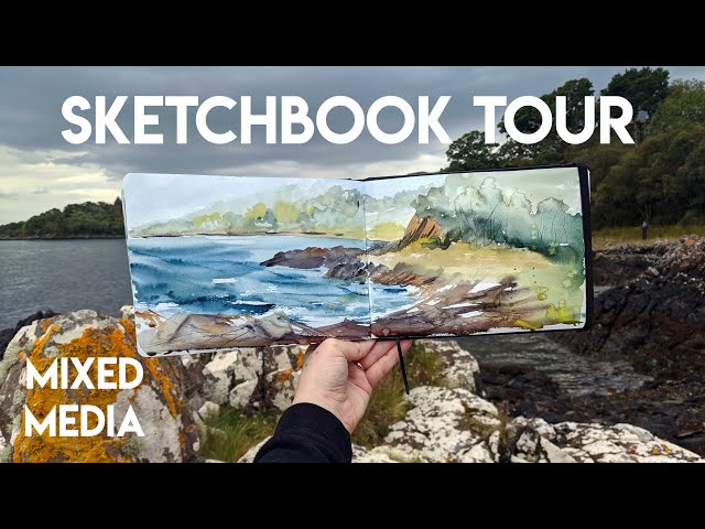 Choosing a Sketchbook - Strathmore Mixed Media, or Stillman and