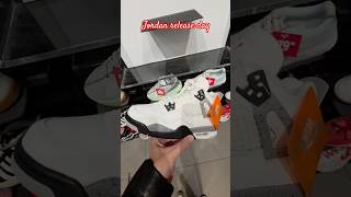 Air Jordan 4 White Cement GS release day quick look #Jordans #sneakers #launch #releaseday