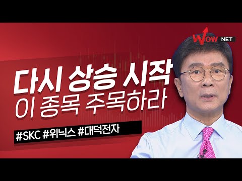 다시 상승 시작 이 종목을 주목하라