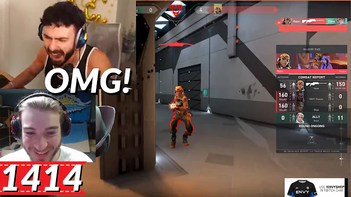 Tarik's Insane 1v5 Clutch vs. Eggsterr with Enemy POV | Most Watched VALORANT Clips Today V1414