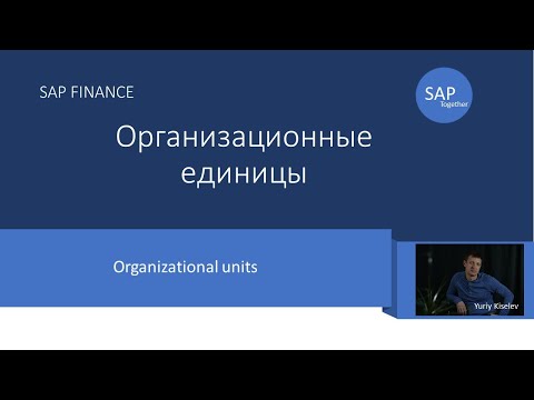 Видео: Какая высшая организационная единица в SAP?