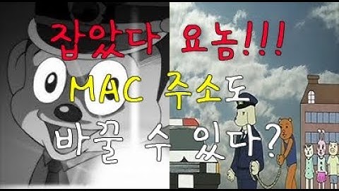 해킹할 때 MAC도 숨겨야 할까요? MAC 주소 바꾸기
