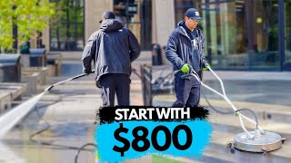 How to Start Pressure Washing Business with $800