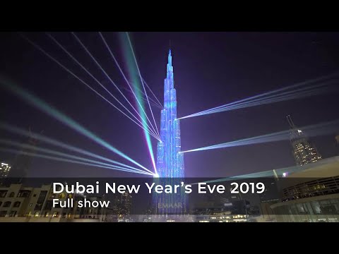Dubai New Year's Eve 2019 – Full version