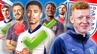 PICKING MY FULL ENGLAND EURO 2024 SQUAD! (TIER LIST) 🏴󠁧󠁢󠁥󠁮󠁧󠁿