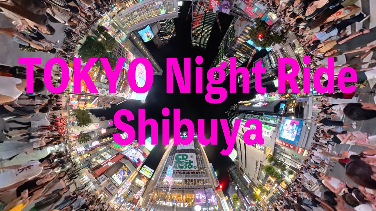Tokyo Ridde TOKYO NIGHT RIDE ! Shibuya ! 【ロードバイク】 - YouTube