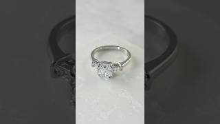 A cushion cut diamond engagement ring #diamondring #engagementringinspiration #diamondengagementring