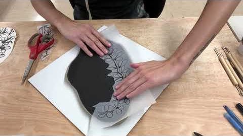 Sgraffito Image Transfer