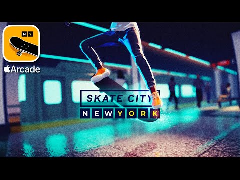 Skate City: New York - iOS (Apple Arcade) Gameplay - YouTube