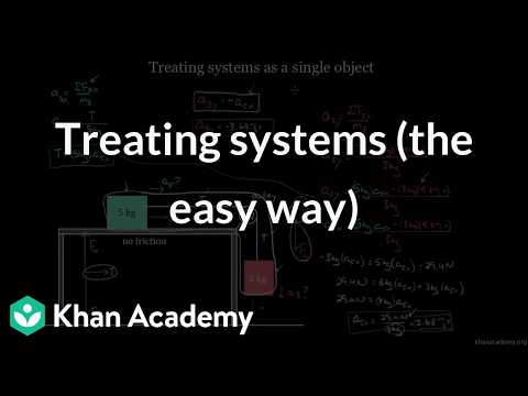 Treating systems (the easy way) | Grade 11 | Physics | NCERT | Khan Academy (IN accent)