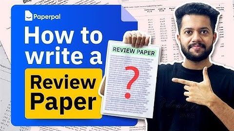How To Write a Review Paper Using AI|Step-by-Step Guide For Researchers