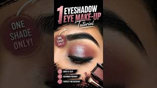 Using Only 1 Eyeshadow EyeMakeup tutorials #makeup #makeuptutorial #youtubeshorts #Shorts