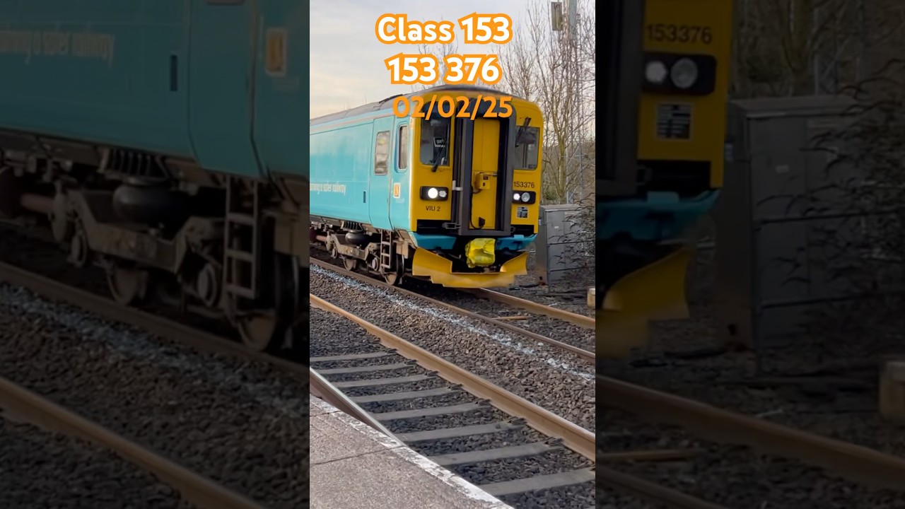 What was the network rail class 153 spraying on approach to Warwick parkway station 