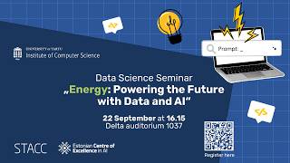 Data Science Seminar “Energy: Powering the Future with Data and AI”