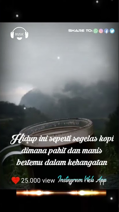 Penikmat kopi || wa story kopi