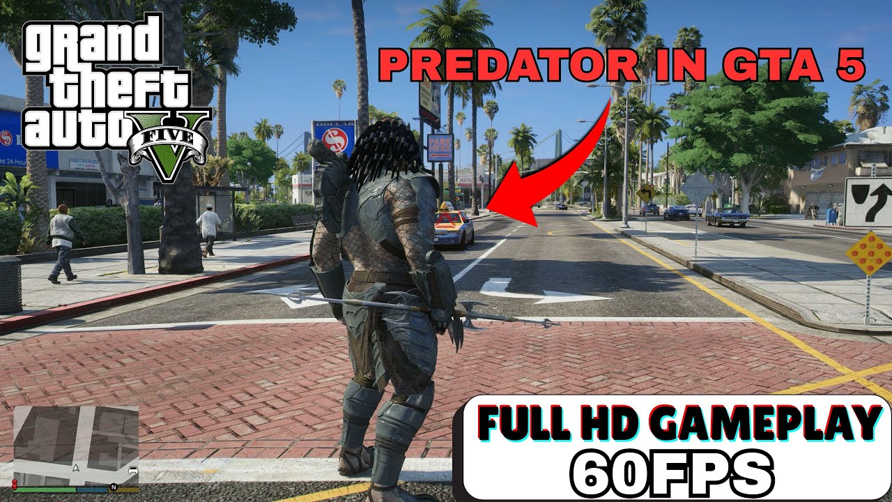 I Became PREDATOR in GTA 5 🩸 Brutal Stealth Gameplay