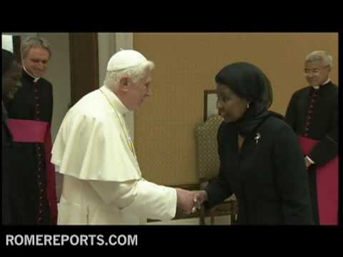 Pope receives Ashe-Rose Migiro, highest ranking UN woman
