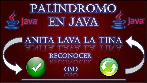 JAVA/Saber SI la palabra u oración insertada es un Palíndromo ¡SIN BUCLES! (Anita lava la tina,oso)🔄