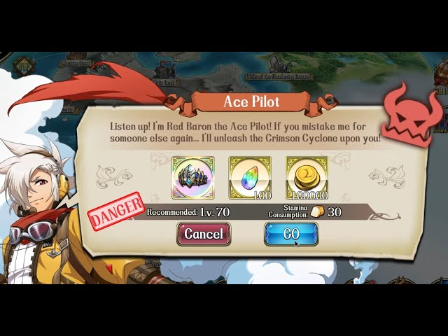 Langrisser Mobile - Danger World's Event - Ace Pilot 