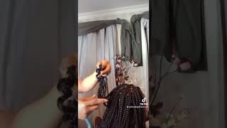 Curly Braids with bending rollers.by Grace Lawend