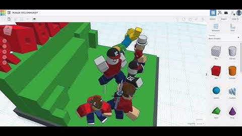ROBLOX THE COMUNITY TINKERCAD