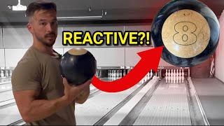 I found the RARE Ebonite 8-Ball BOWLING BALL