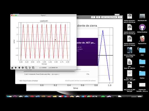 Sawtooth in python notebook