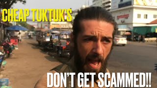 Don’t Get SCAMMED!! (Cheap TukTuk) South-East Asia NO BULLSH*T **LIVE DEMO** Travel Tips 2021 Laos