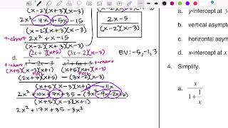 Math 3H - Unit 3 Review WS
