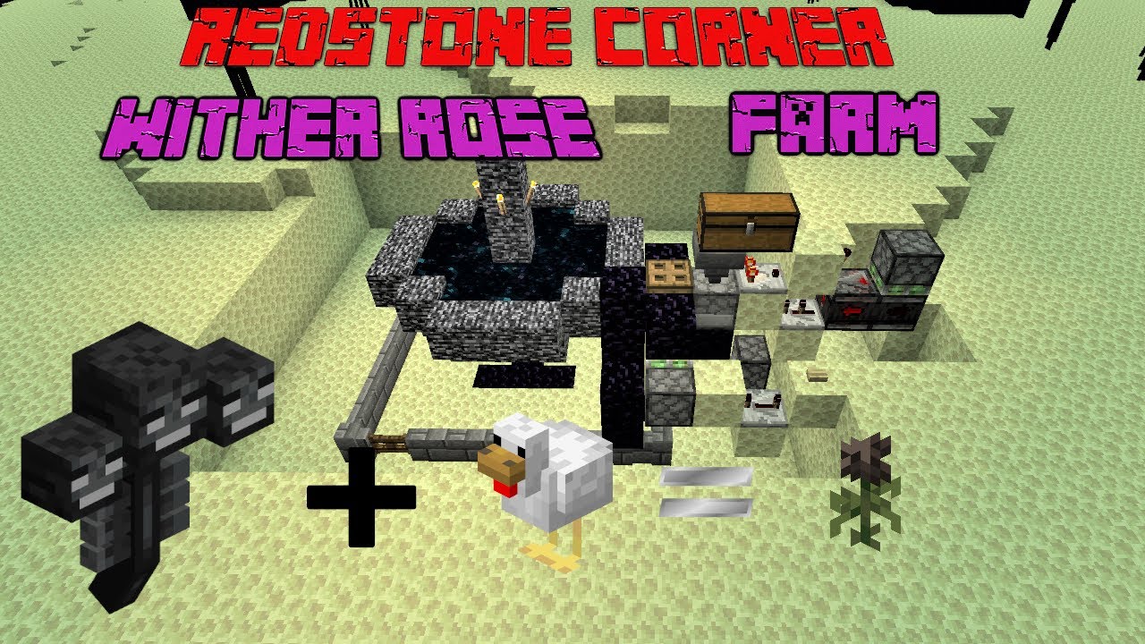 1.14.4-1.15 simple&easy wither rose farm