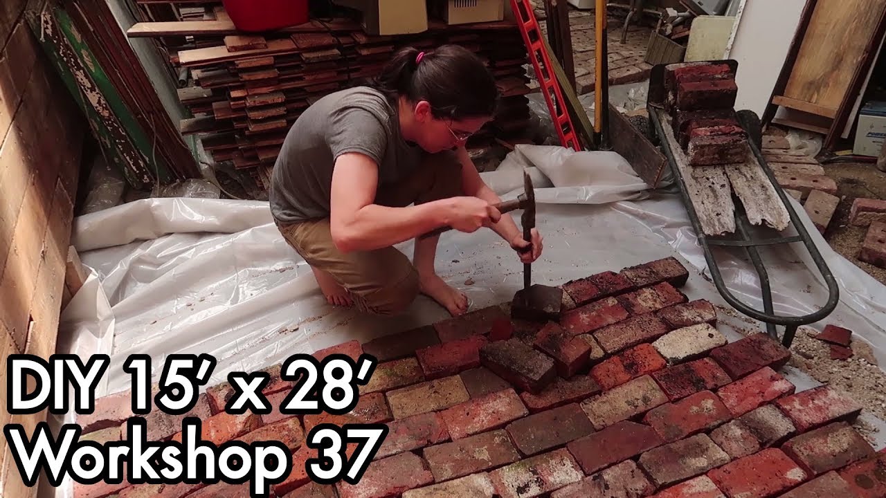 Building A 15 X28 5mx9m Workshop 37 Rear Brickwork Brick