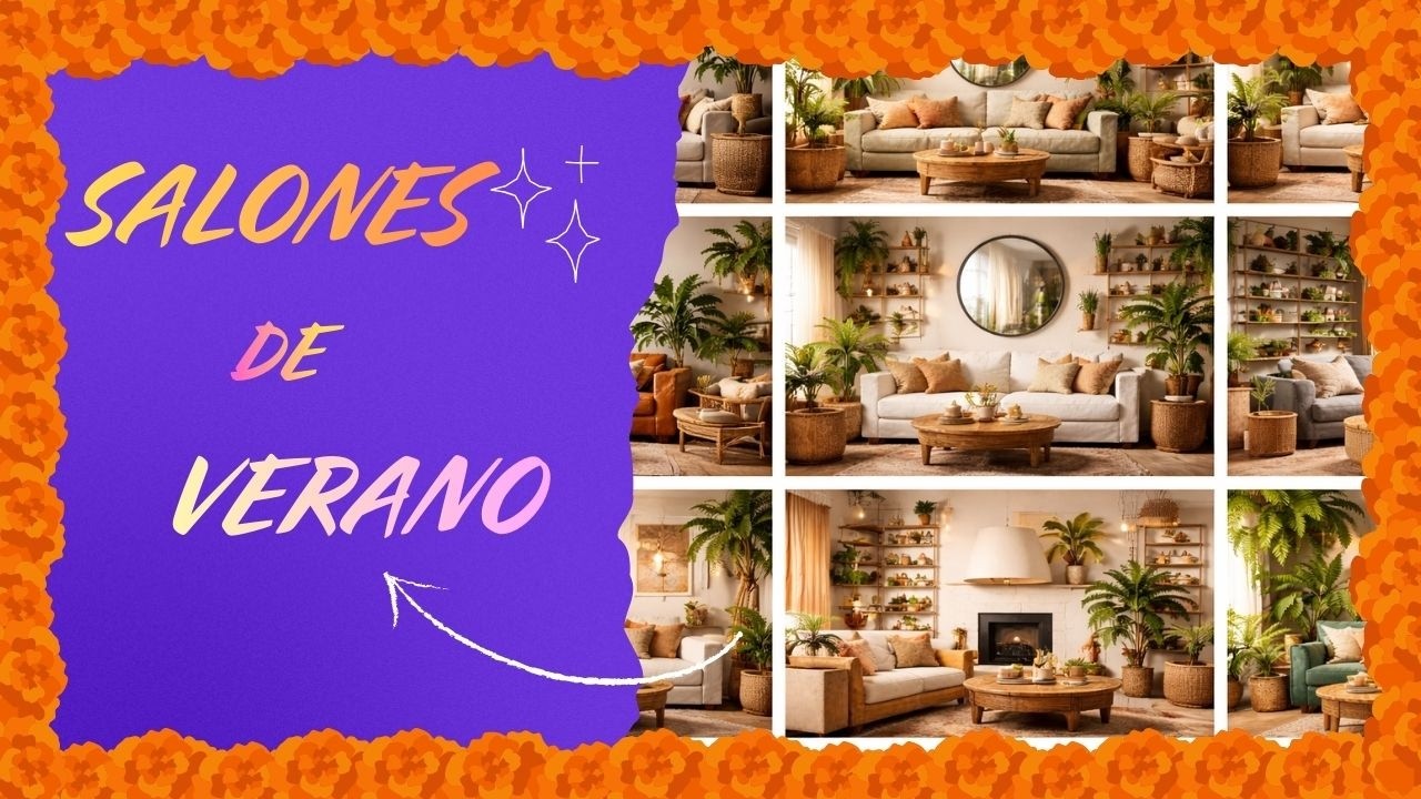 CÓMO TRANSFORMAR TU SALÓN PARA EL VERANO ✨☀️✨