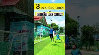 3 lỗi không chiến của cầu thủ làm cả đội thua te tua