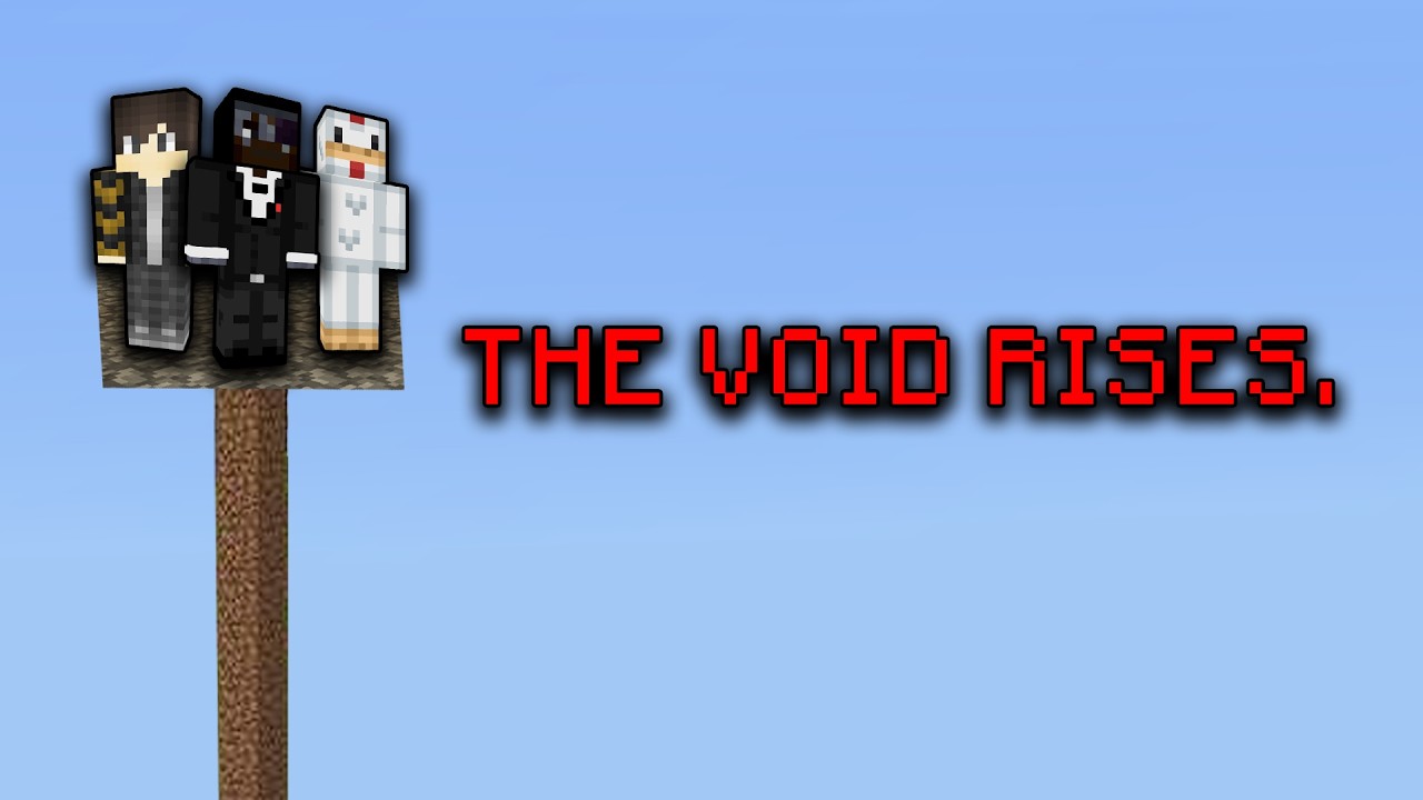 Minecraft But The Void RISES EVERY MINUTE!