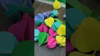 paper modak for ganpati decoration | 3D modak for decoration | #ganpatidecorationideasforhome #modak