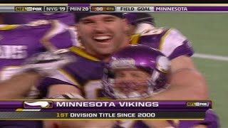 Celebrity WK 17 Can't-Miss Play: Vikes are in! - Ryan Longwell drills a 50-yard field goal as Wealth