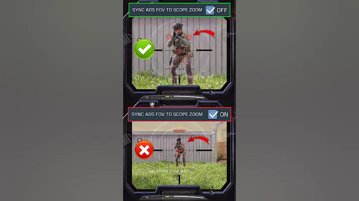 ✅ Best Sync ADS FOV To Scope Zoom Settings in CODM BR 🔥💯 Codmobile Tips and Tricks #shorts #codmbr