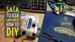 diy - hdd sata to usb converter 2.5 to 3.5