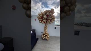 Gold Apple Balloon Trees | Balloon tree