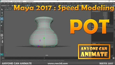 Maya 2017 : Speed Modeling Pot