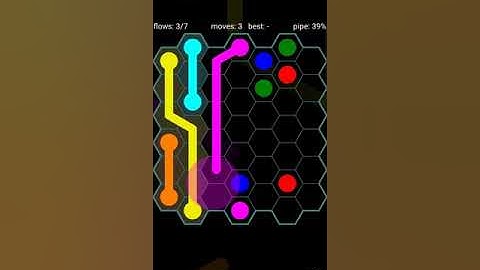 How To Solve Flow Free Hexes 7x7 Mania Level 97 Board Walk Through Solution Walkthrough