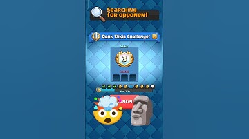 dark elixir challenge GAMEPLAY 🤯 | clash royale | #shorts #clashroyale #viralvideo