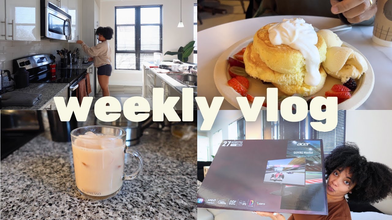 WEEKLY VLOG | dilly dallying, I got ANOTHER job, becoming a true gamer girl, desk setup, it's cold❄️