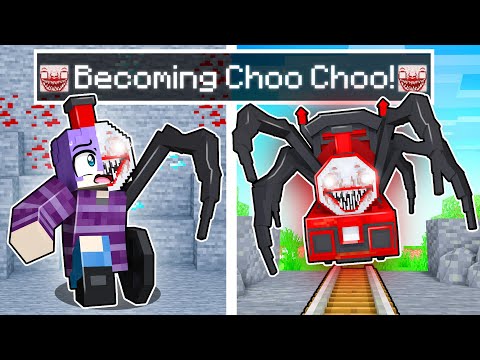 Becoming Choo Choo Charles In Minecraft!