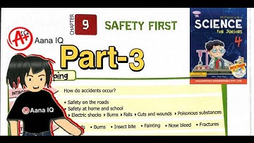 Millennium science for junior class 4 ch-9 Safety First part-3