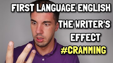 IGCSE First Language English - THE WRITER