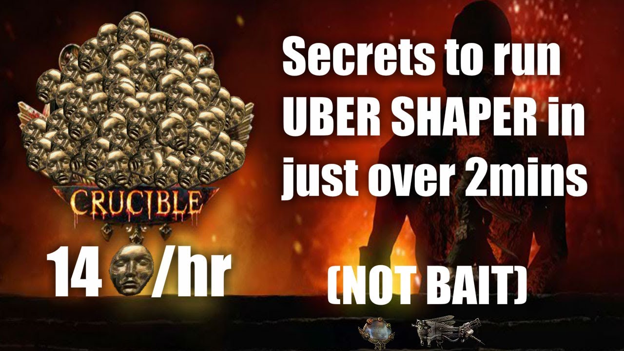 [PoE 3.21] 14div/hr - Secrets to Speed Running Uber Shaper.  Loot from 200 runs.