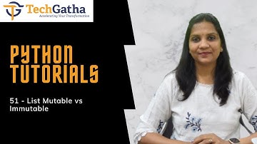 Python 51 - List Mutable vs Immutable