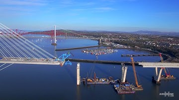 The New Forth Bridge (Part 1) Aerial Drone Footage
