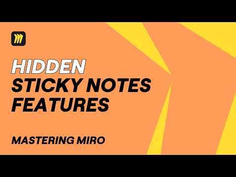 15 Miro Sticky Notes Tips You Probably Didn’t Know 🤫